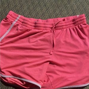 Hot pink shorts
